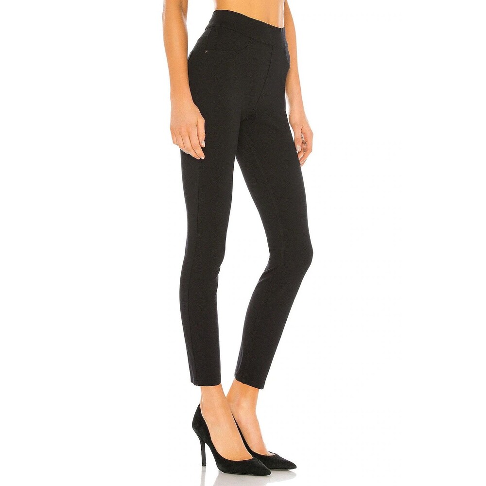 SPANX The Perfect Black Pant Ankle 4 Pocket Ponte Pull On Work Pants Black S